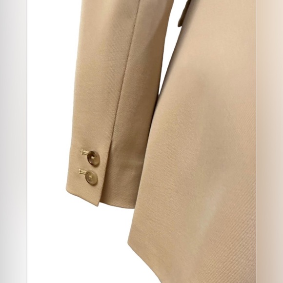 Ralph Lauren Collection Wool Lamb Leather Blazer Long Jacket Equestrian Tailored - Picture 14 of 16